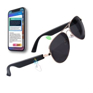 Smart Glasses - Bluetooth glasses for men - AI Smart Glasses with ChatGPT