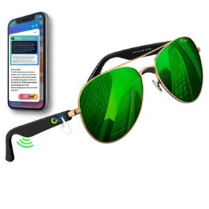 Smart Glasses for Men Women with Bluetooth, audio, speakers, mic and AI Assistance, Touch & Voice Control